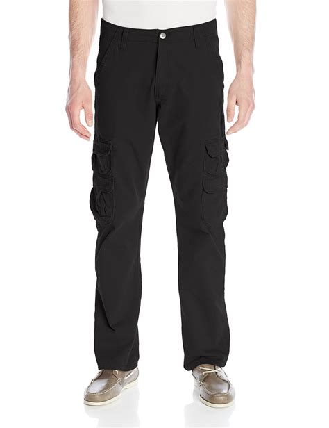 mens black cargo pants walmart|wrangler cargo pants at walmart.